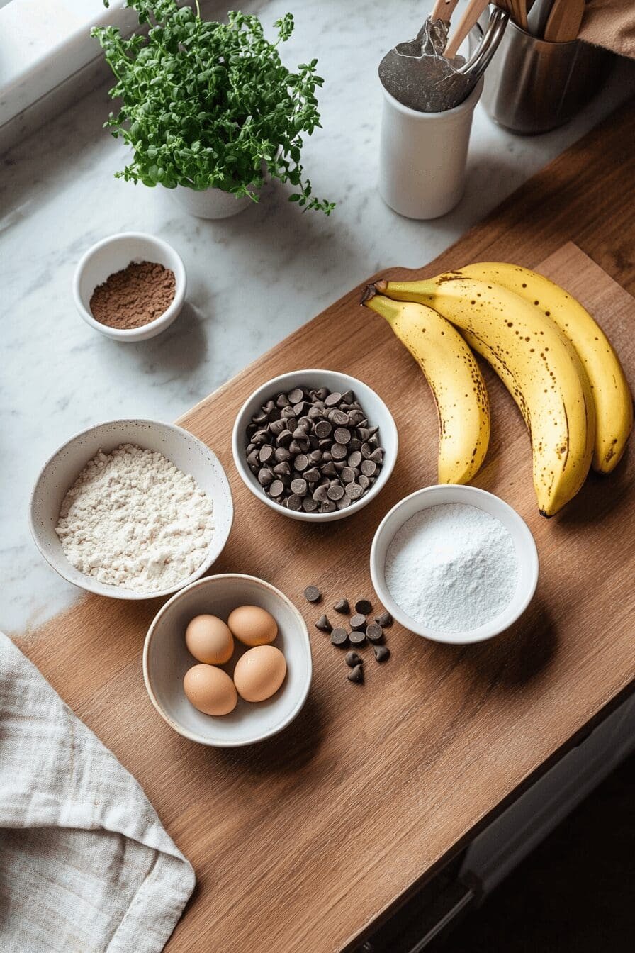 double chocolate banana layer cake