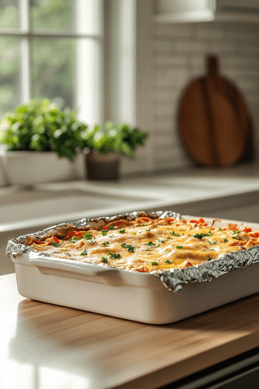 fajita chicken casserole