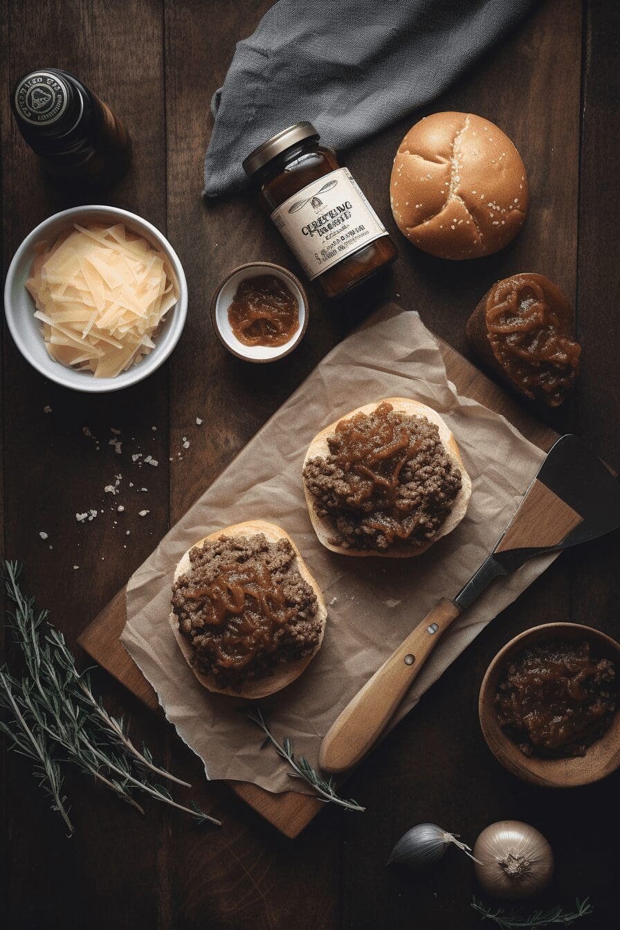 french onion beef sloppy joes