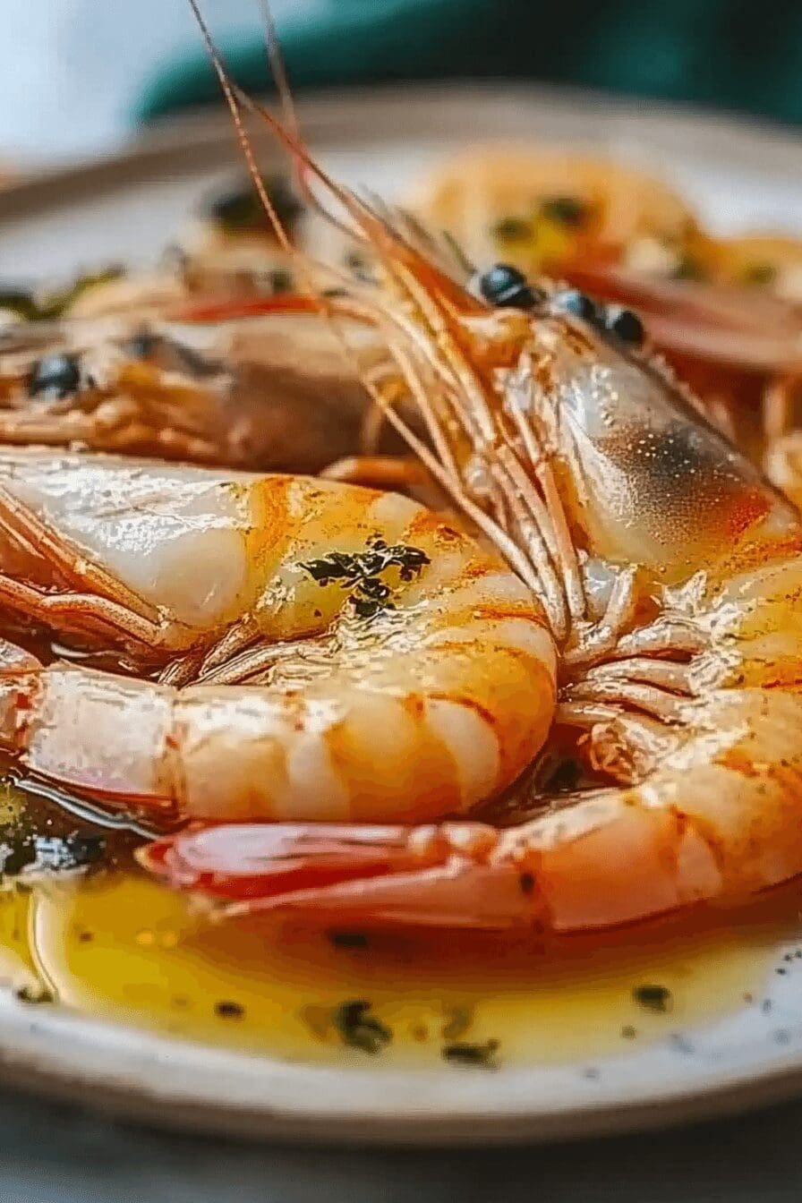 garlic butter tiger shrimp