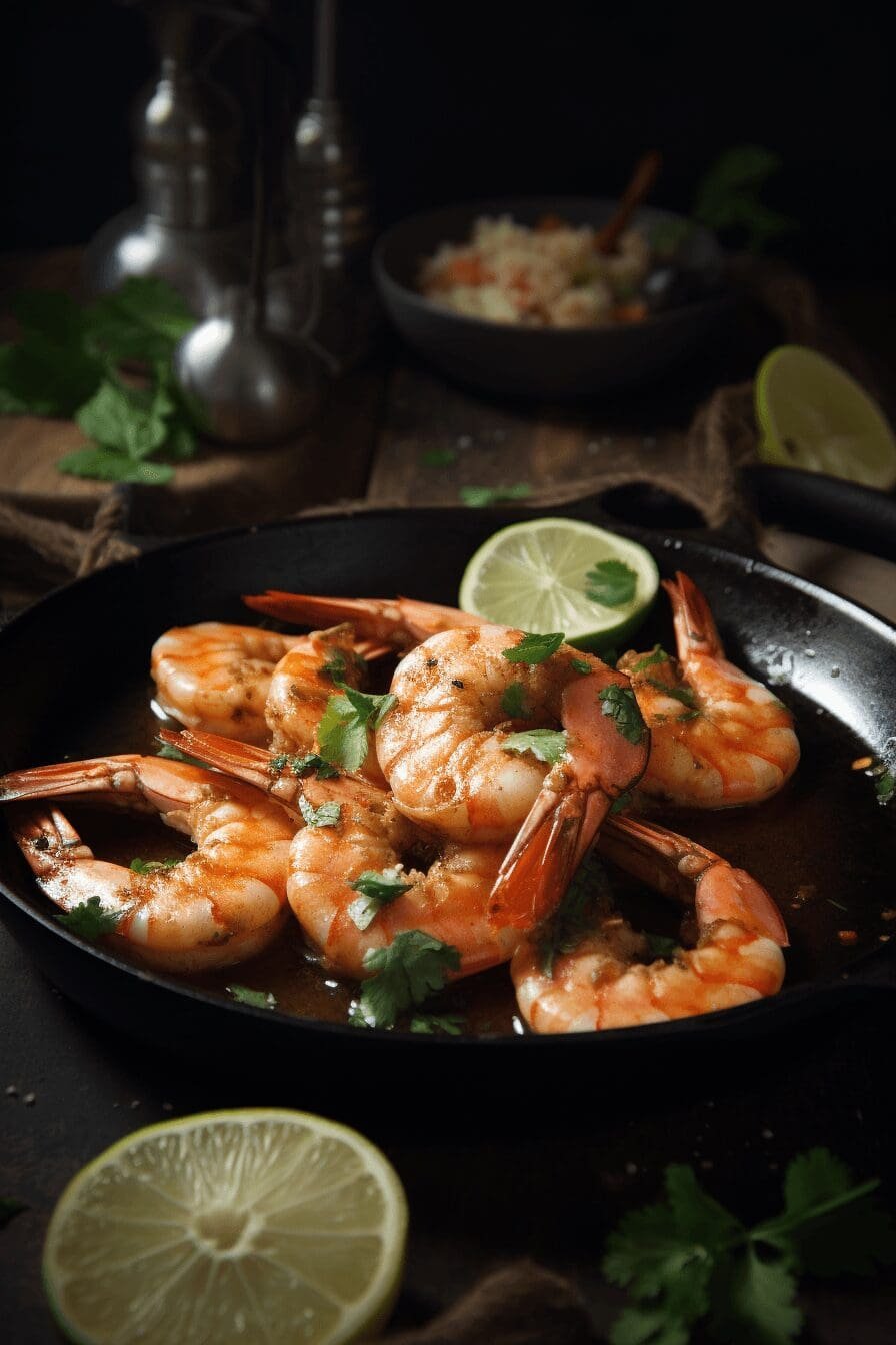 garlic butter tiger shrimp