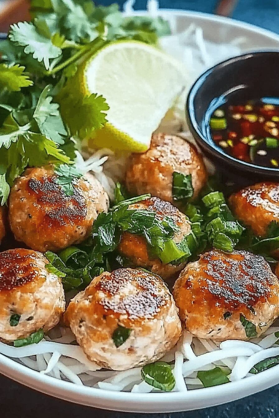 gingery salmon meatballs