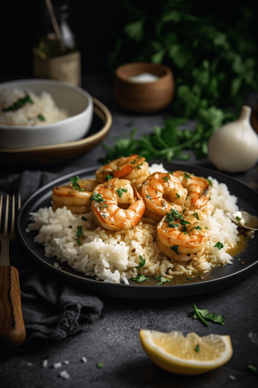 hawaiian garlic shrimp