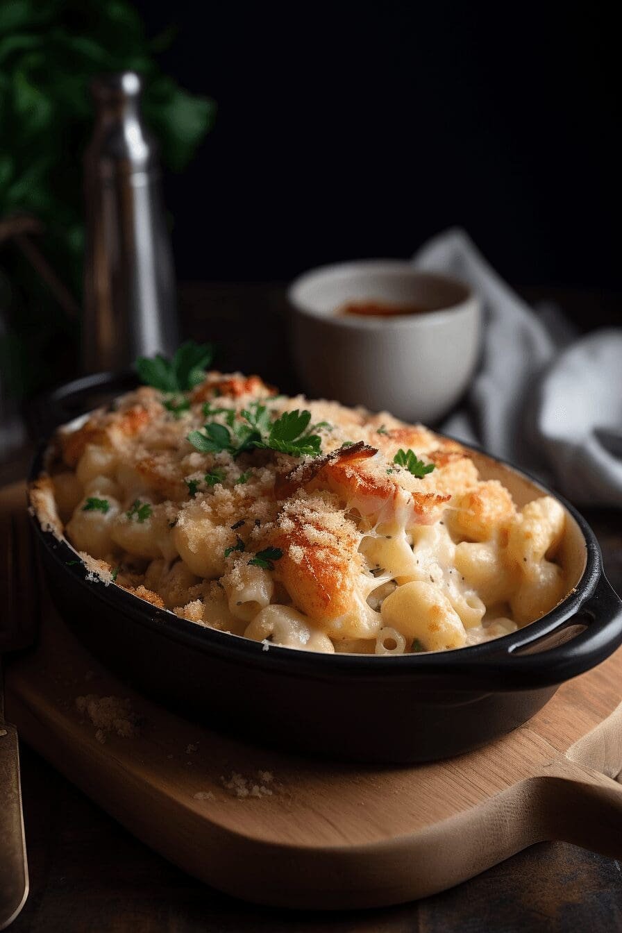 lobster gnocchi mac and cheese