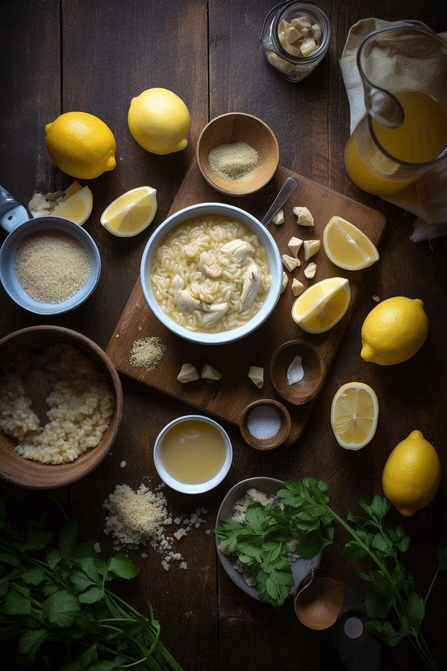 mediterranean lemon chicken soup