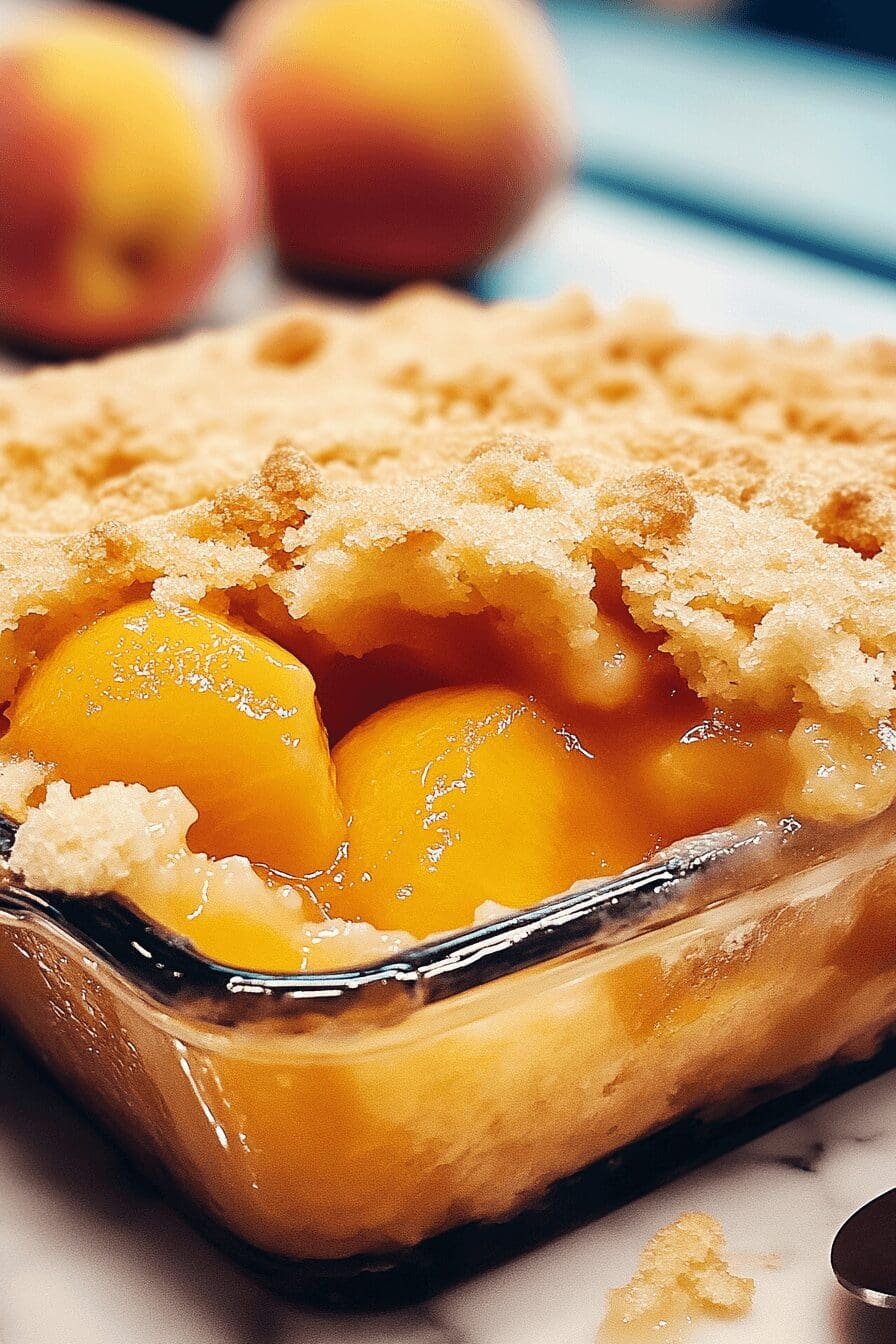 peach cobbler