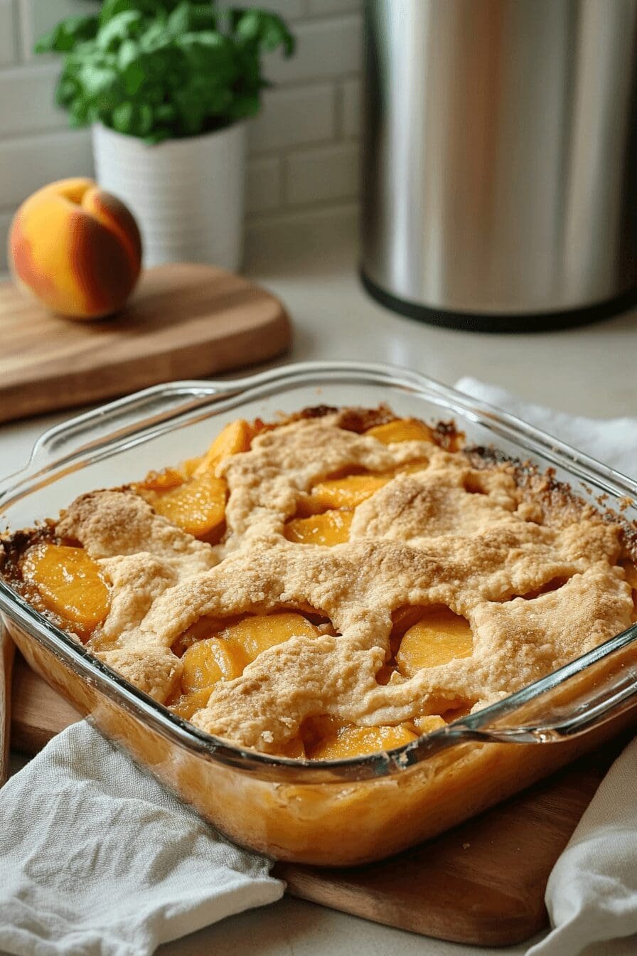 peach cobbler