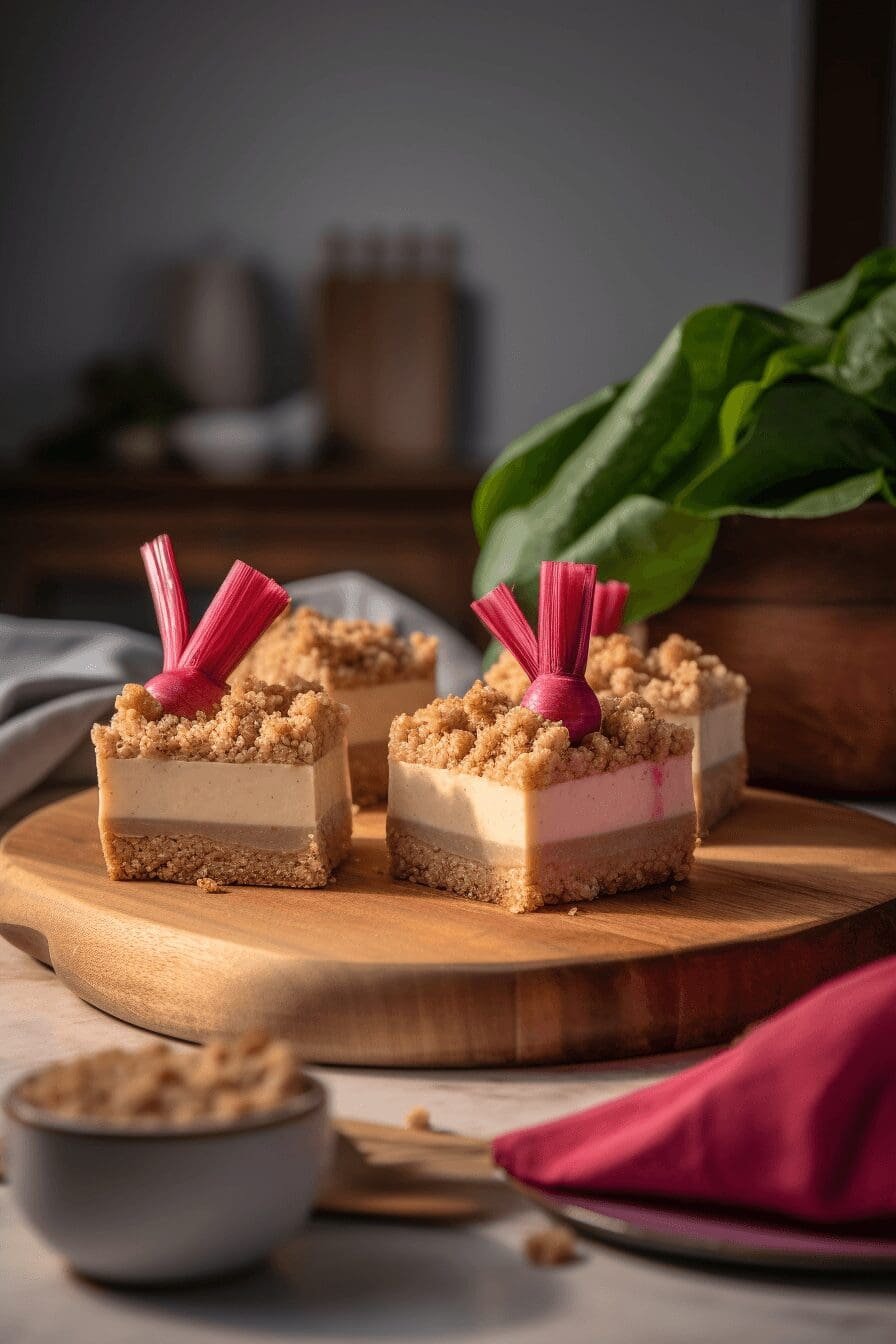 rhubarb cheesecake