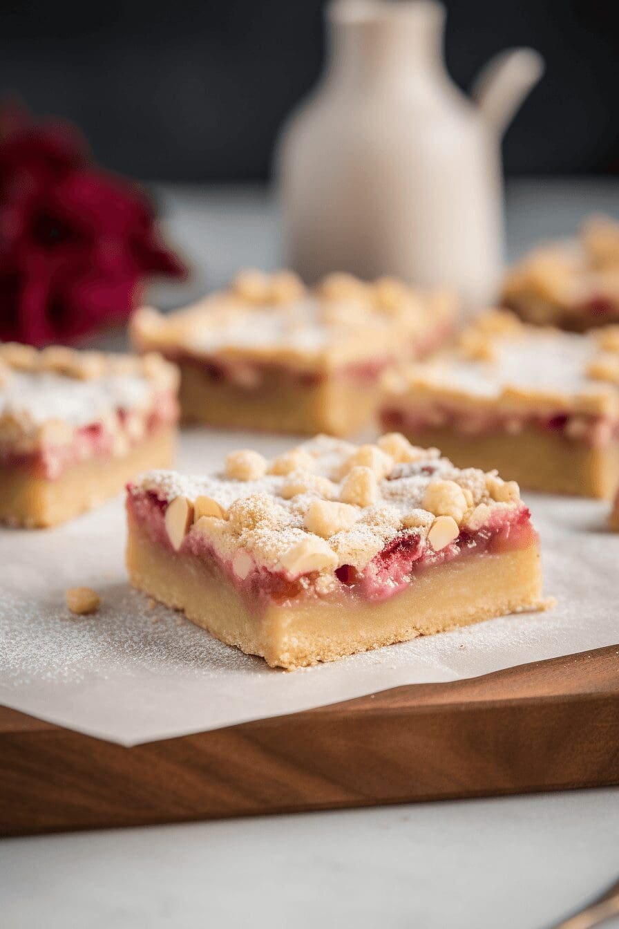 rhubarb dream bars