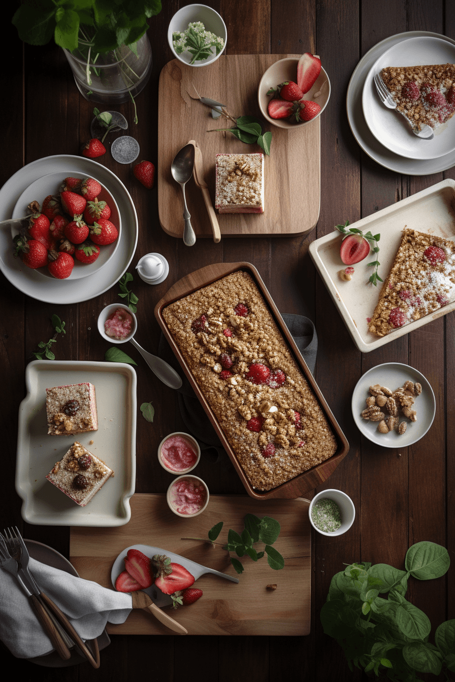 rhubarb dream bars