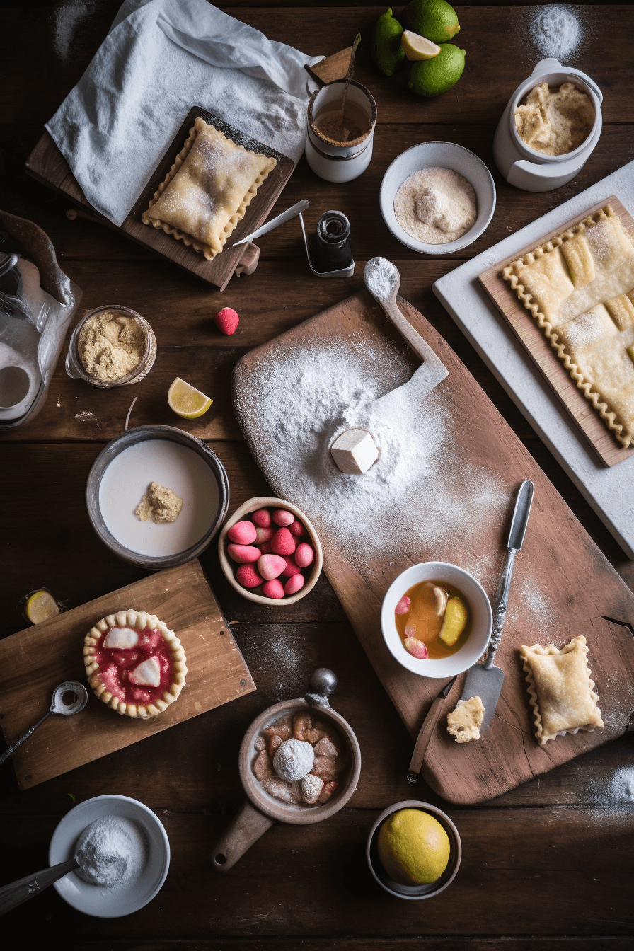 rhubarb puff tart pockets