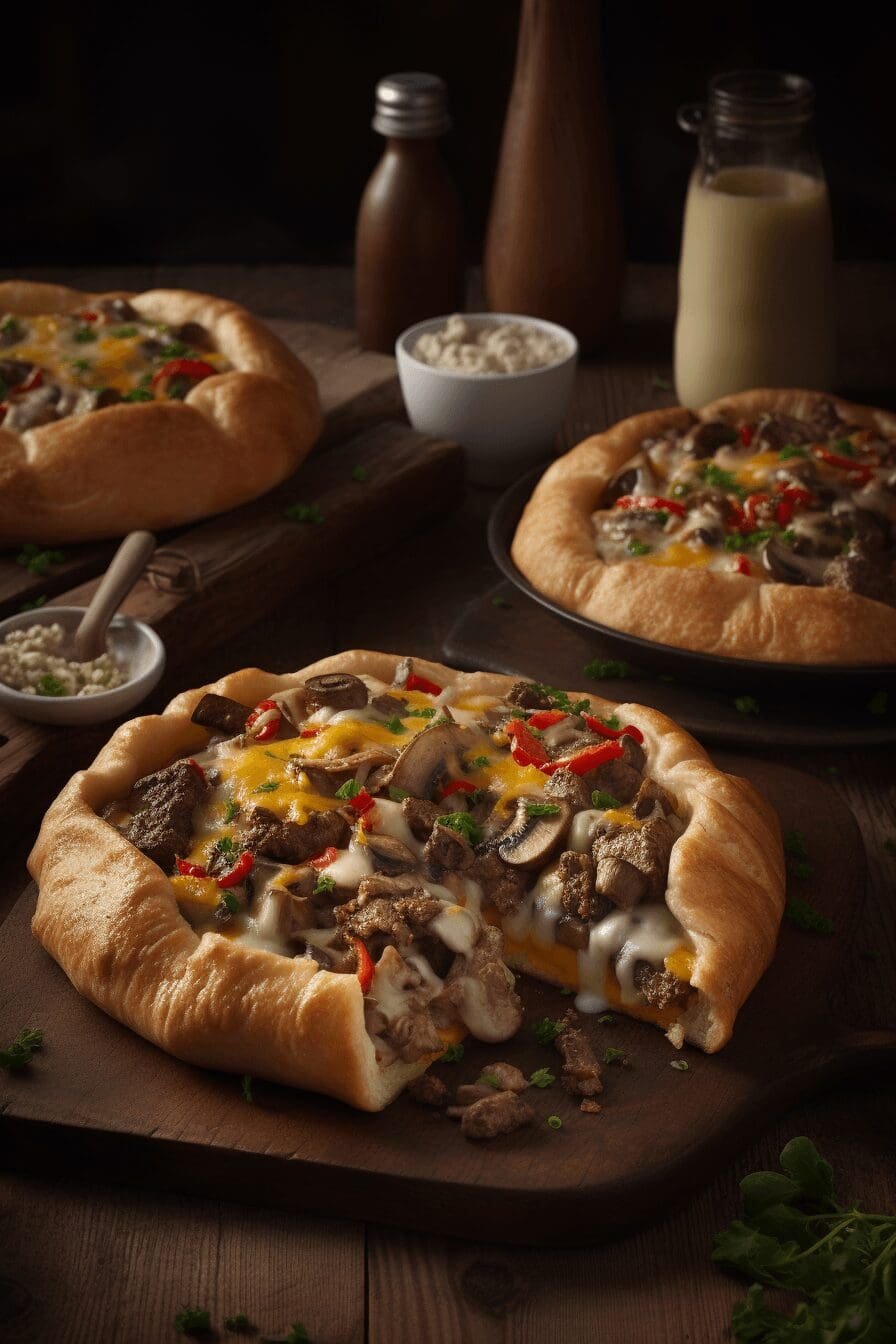 sausage gravy crescent roll breakfast pizza