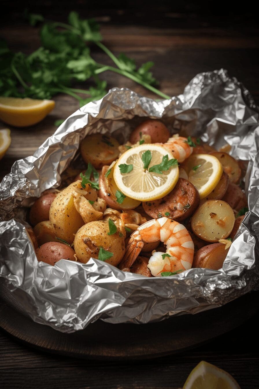 spicy shrimp packets