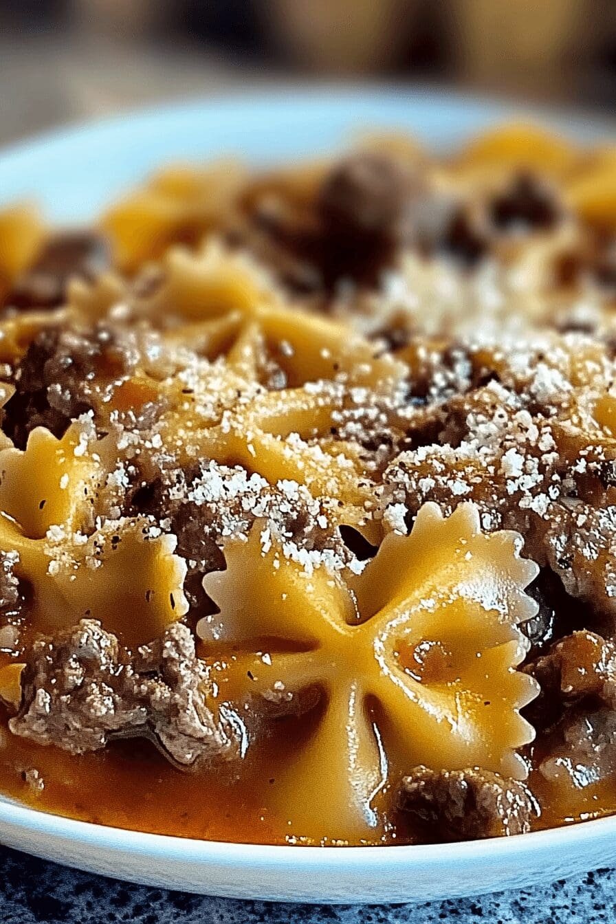 velveeta beef pasta