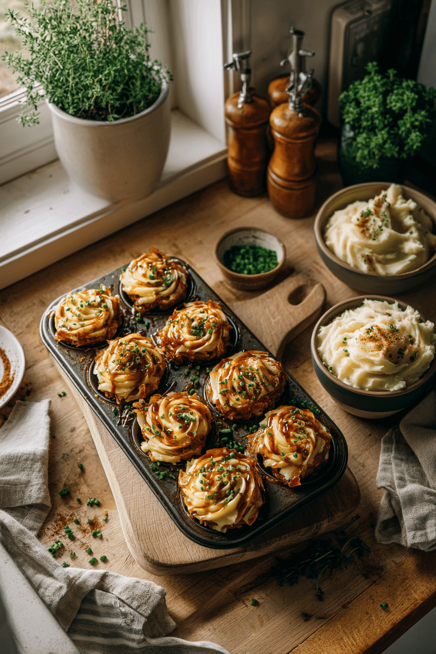 bourbon bbq bacon wrapped meatloaf cupcakes