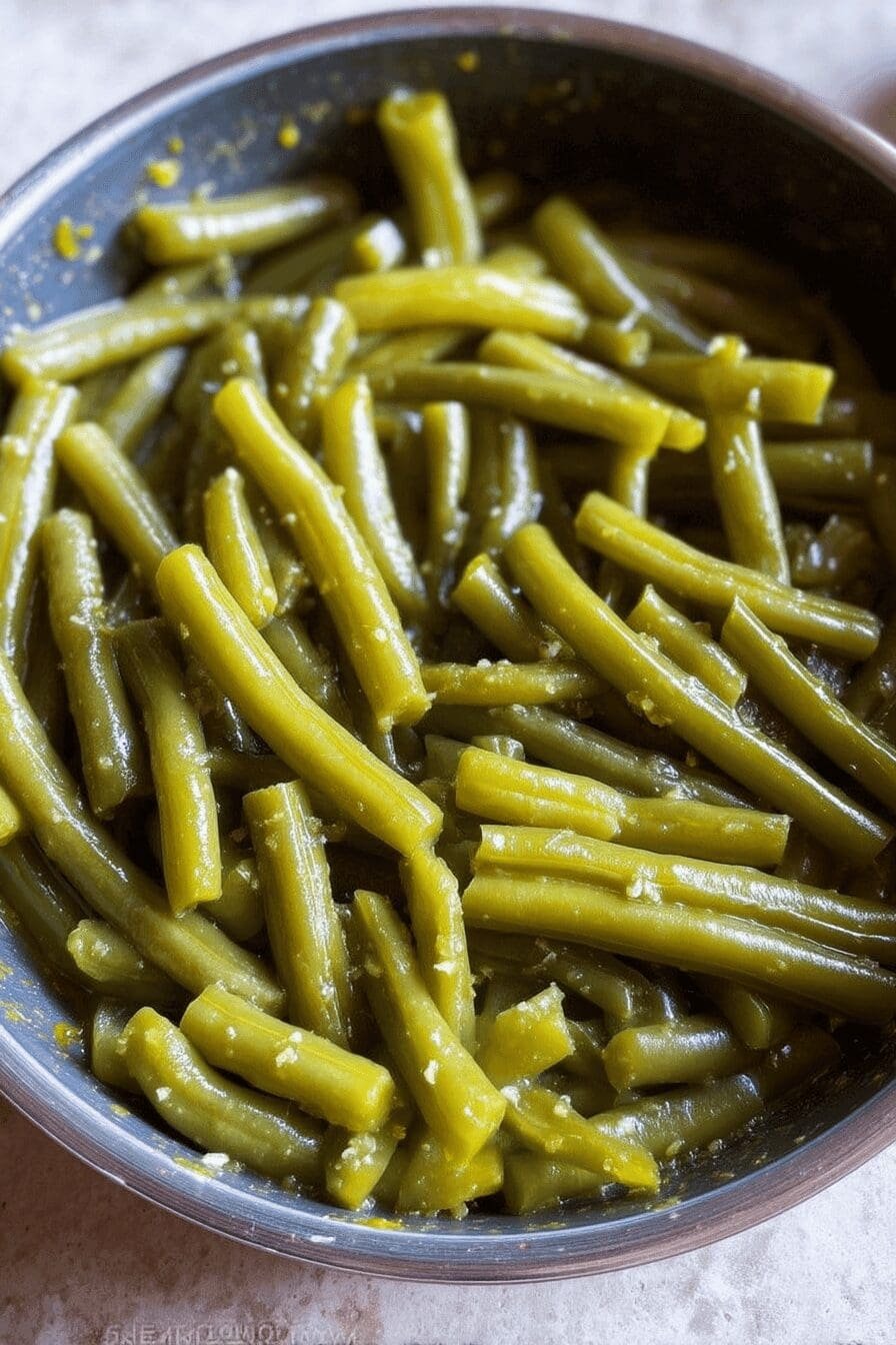 canned green beans
