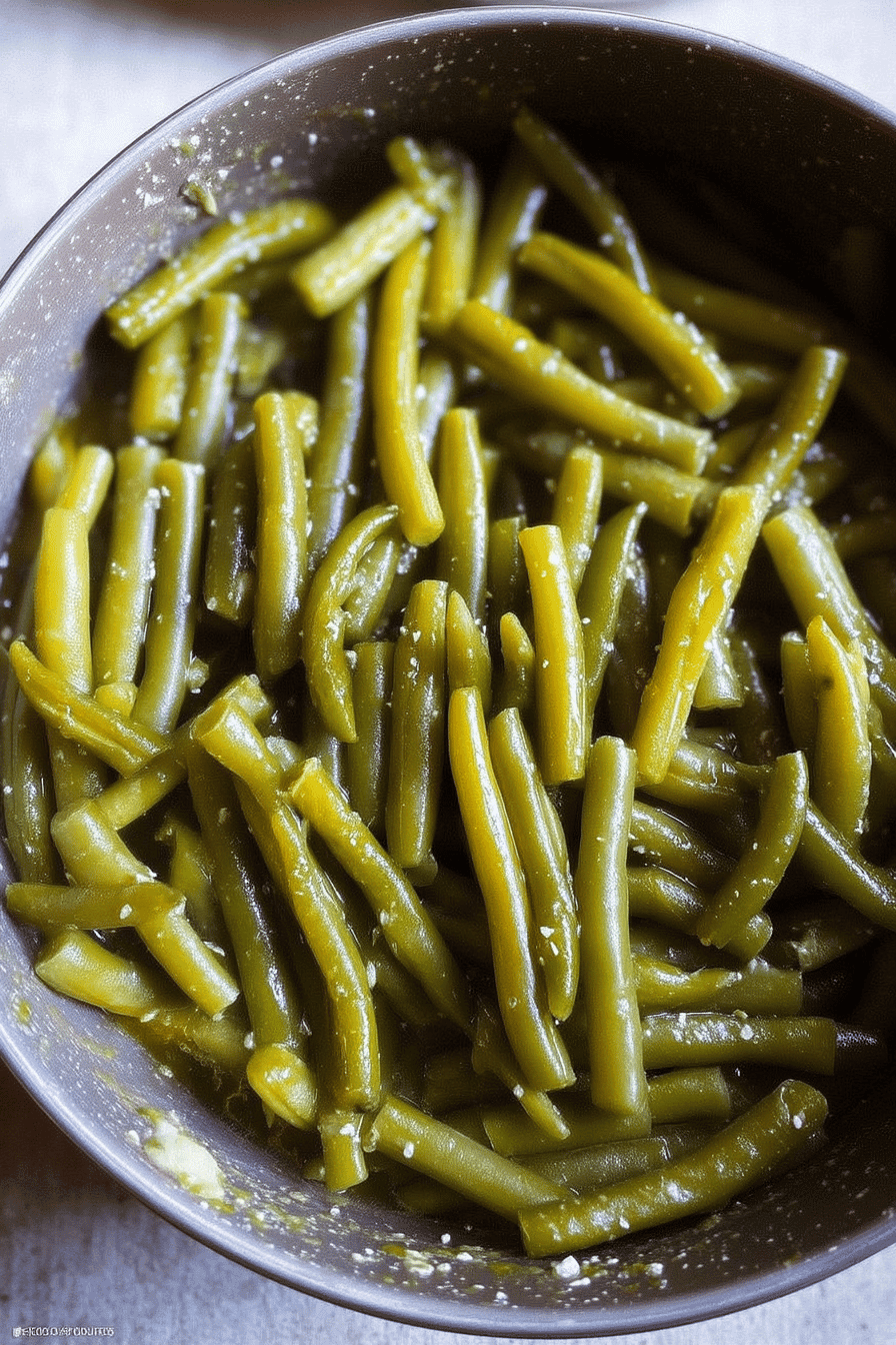canned green beans