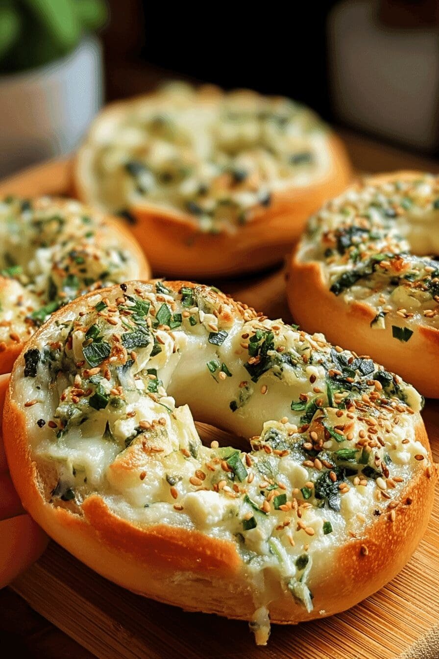 cheesy spinach artichoke bagels 2.png