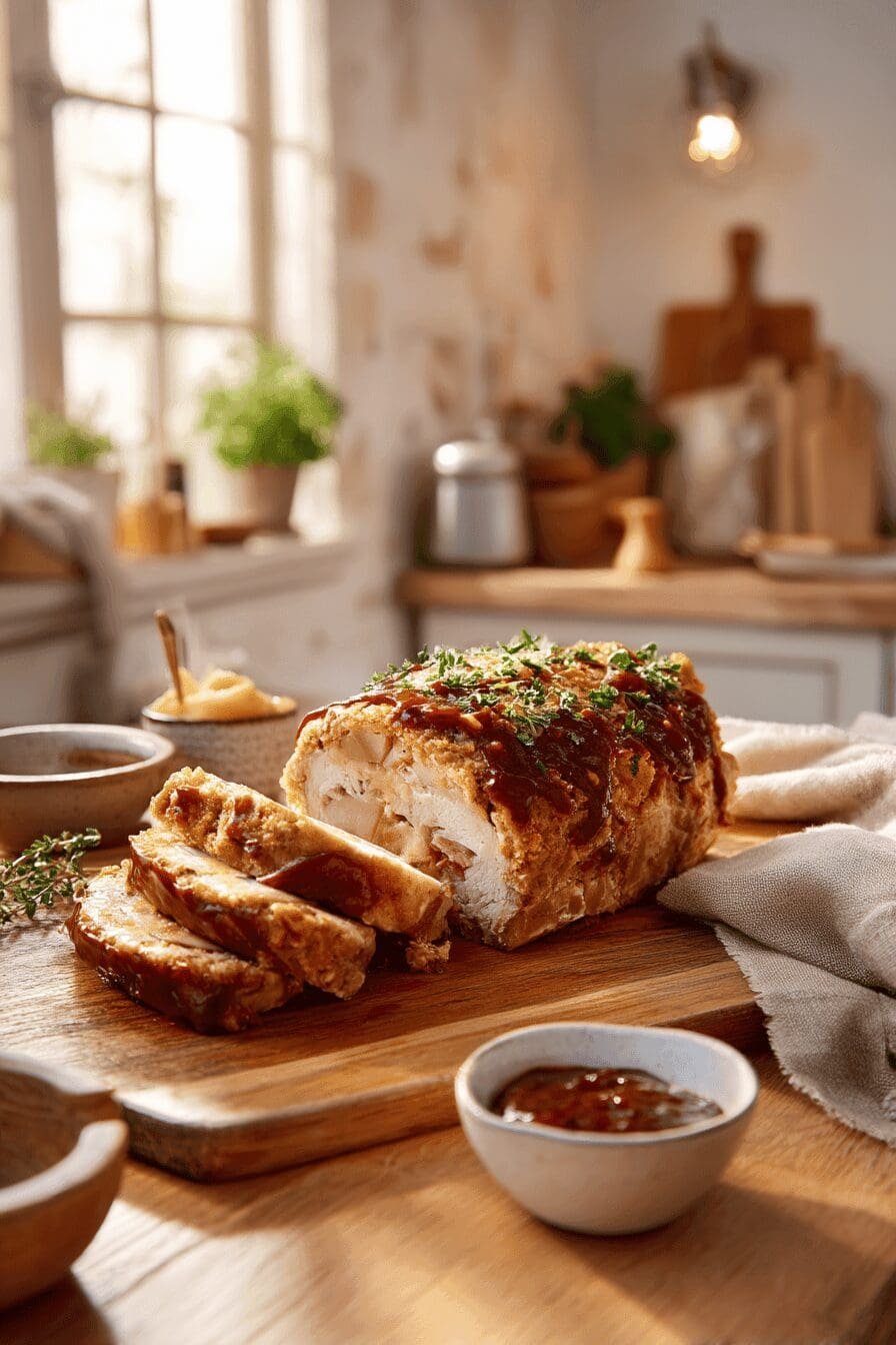 chicken cordon bleu meatloaf