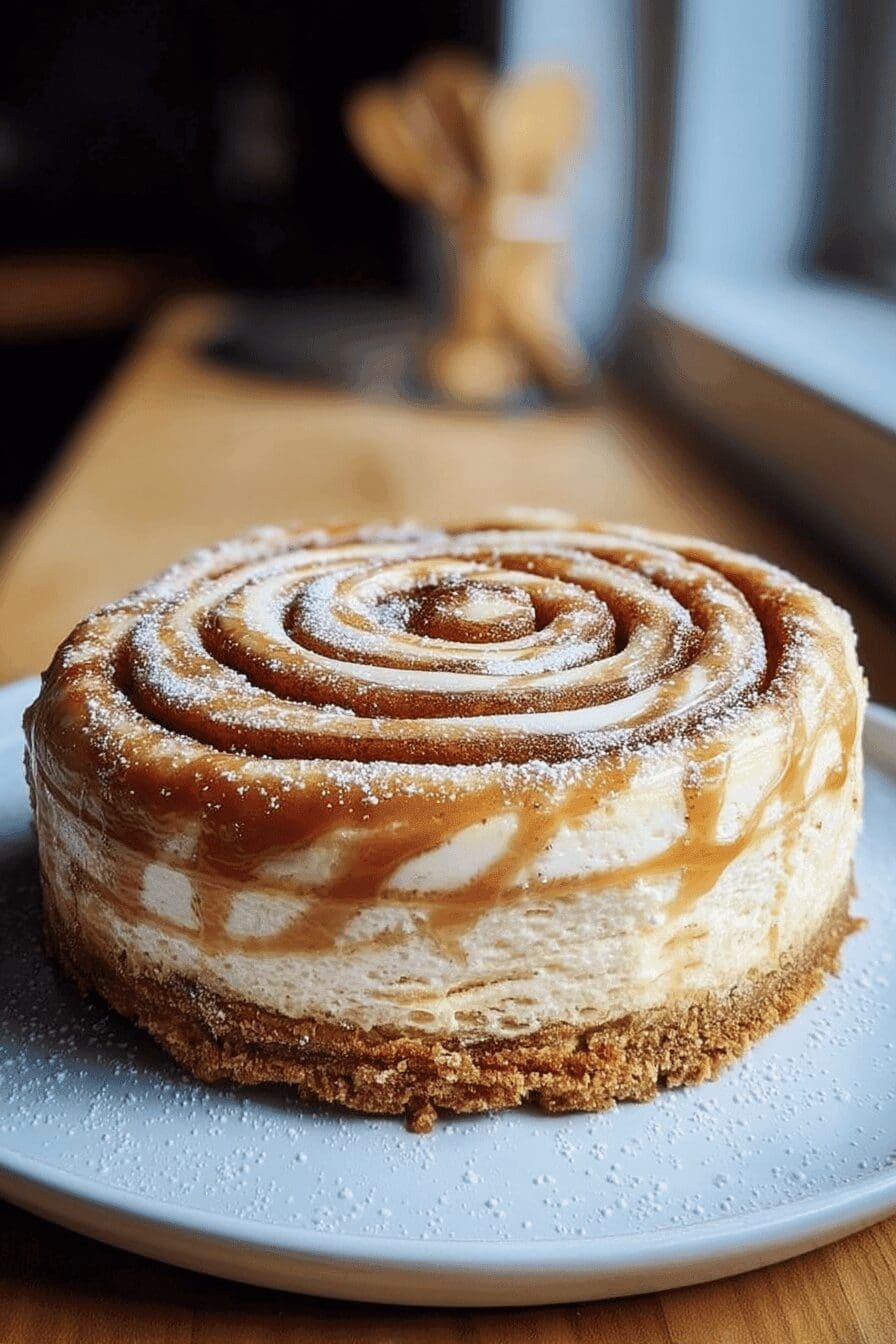 cinnamon roll honeybun cheesecake
