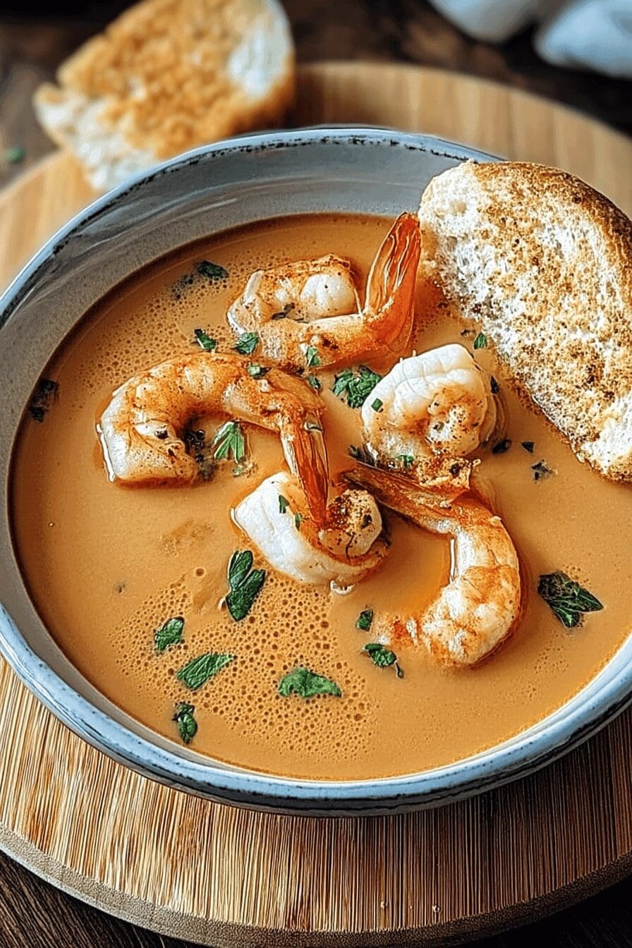 crab and shrimp bisque