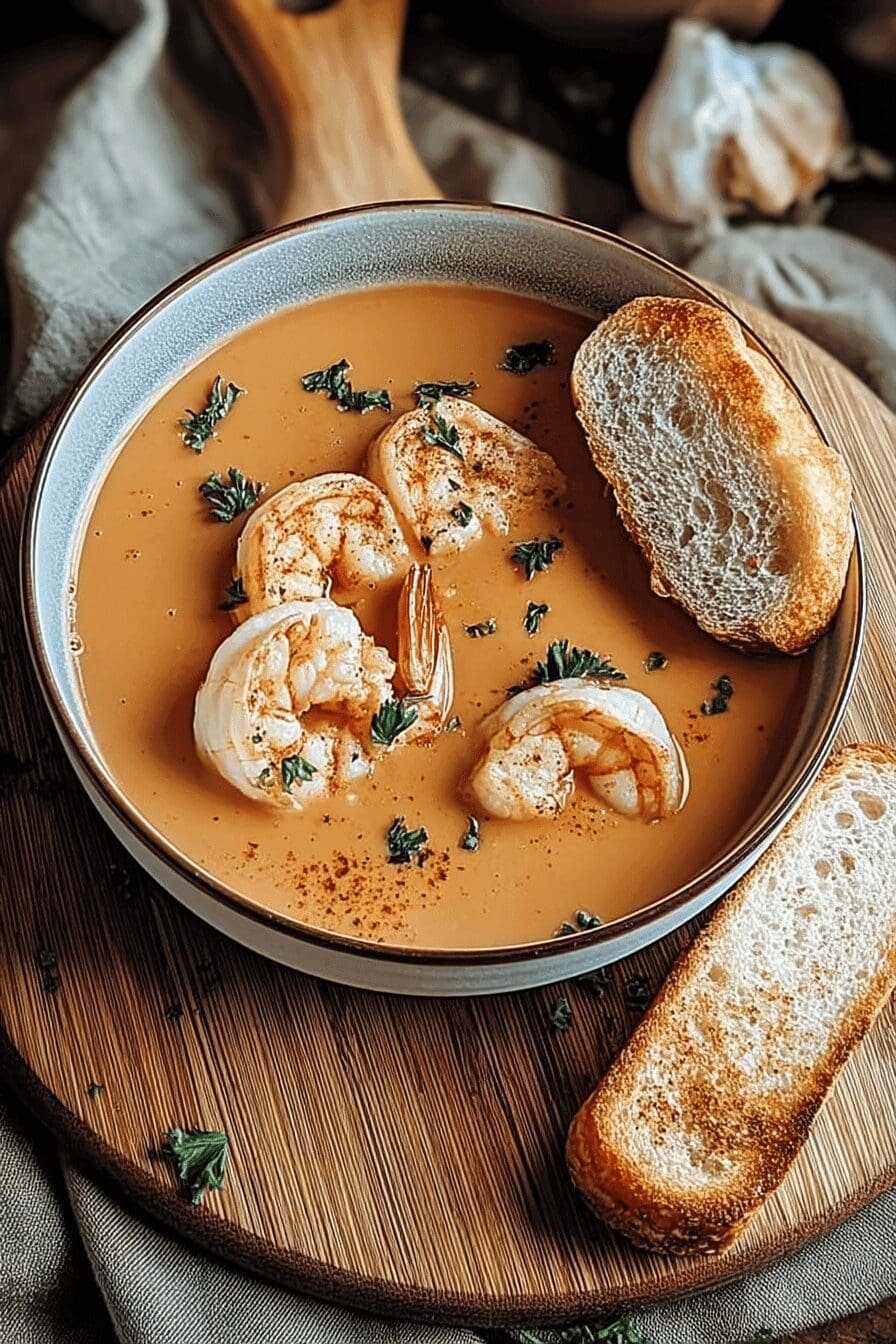 crab and shrimp bisque