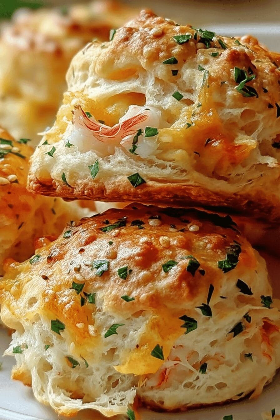 crab stuffed cheddar bay biscuits