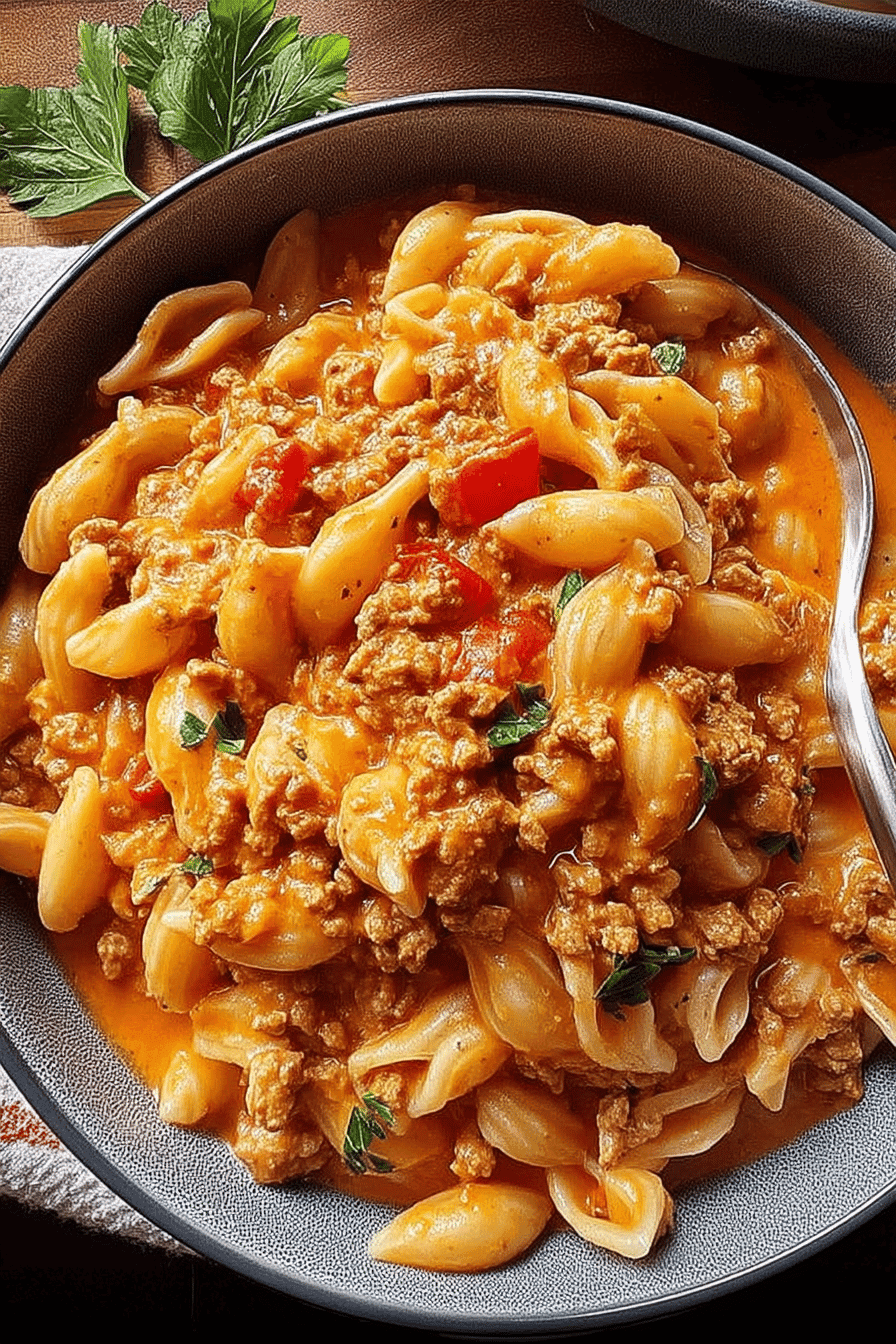 creamy taco pasta
