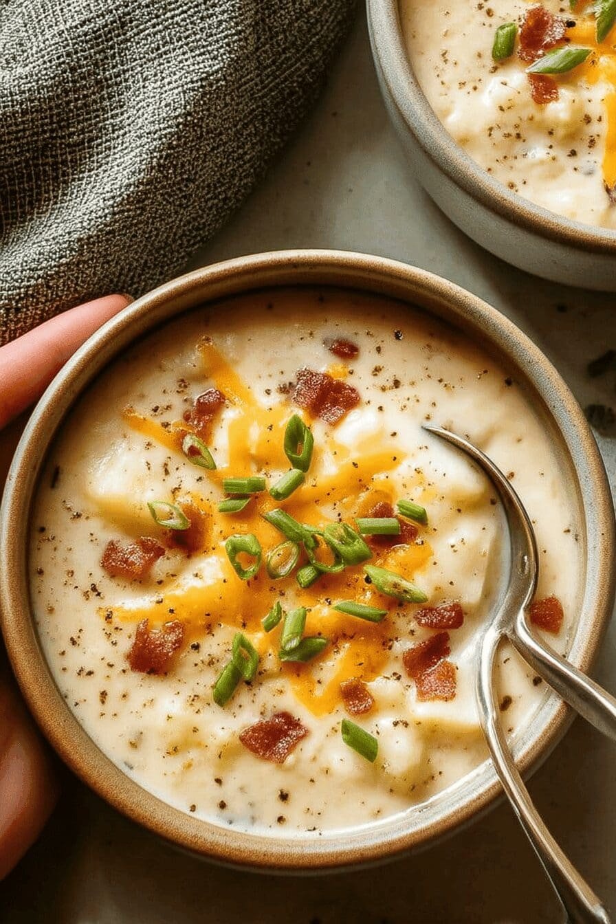 crock pot crack potato soup