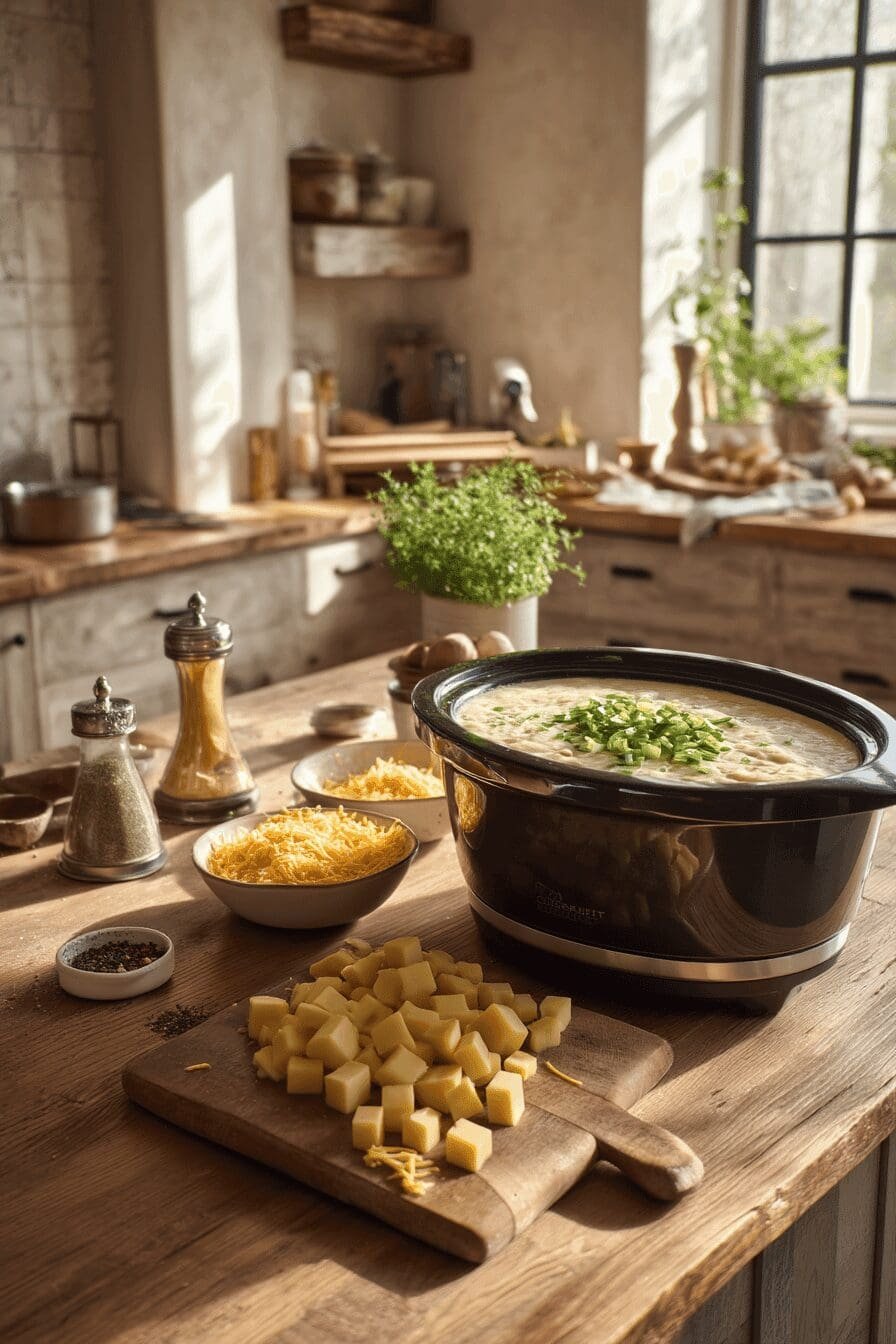 crock pot crack potato soup