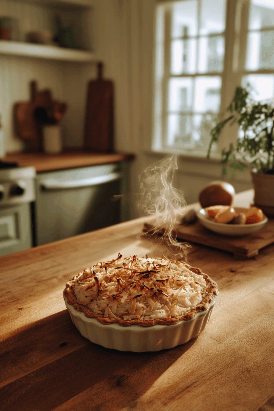 crustless coconut pie