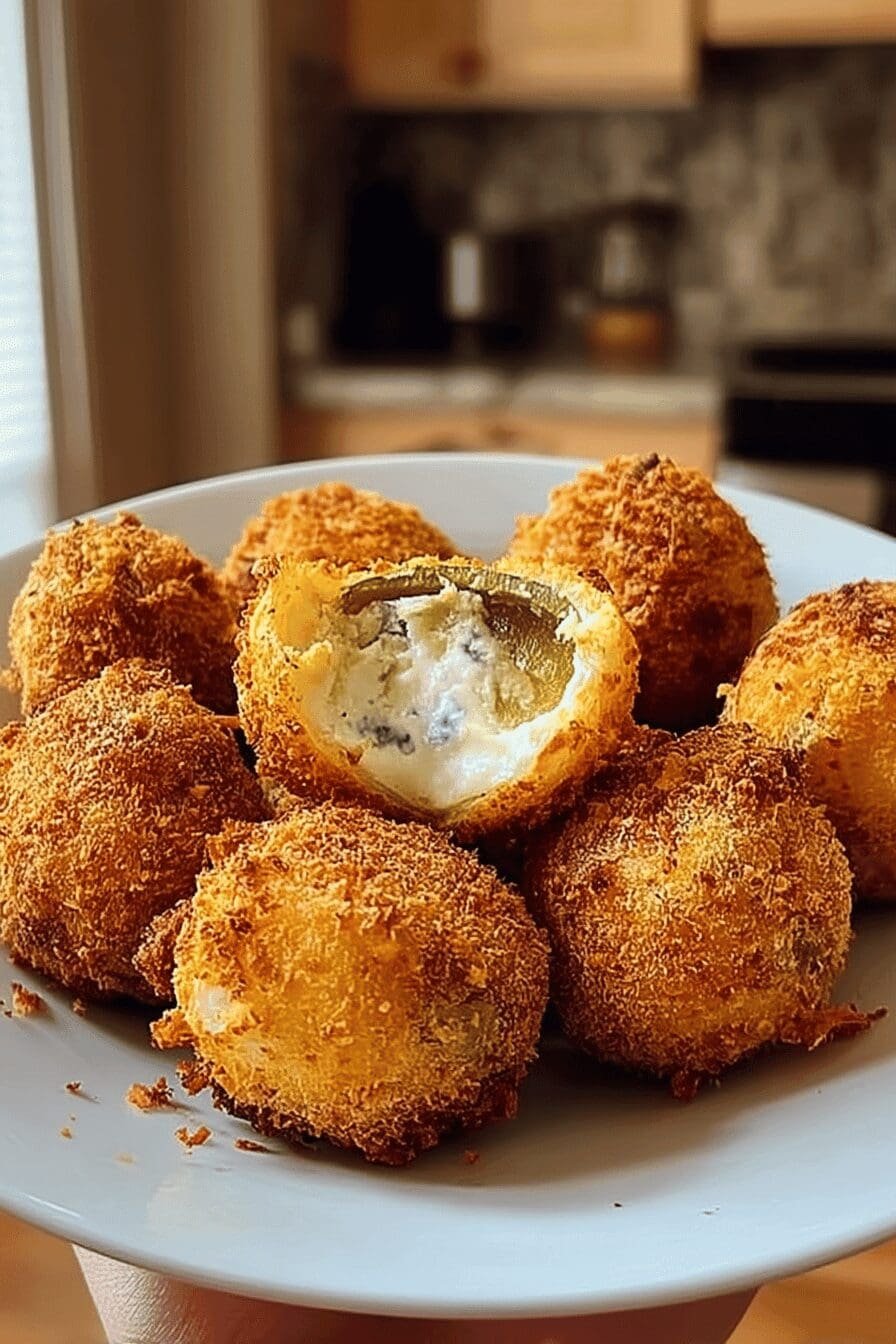 fried pickle ranch cheese bombs
