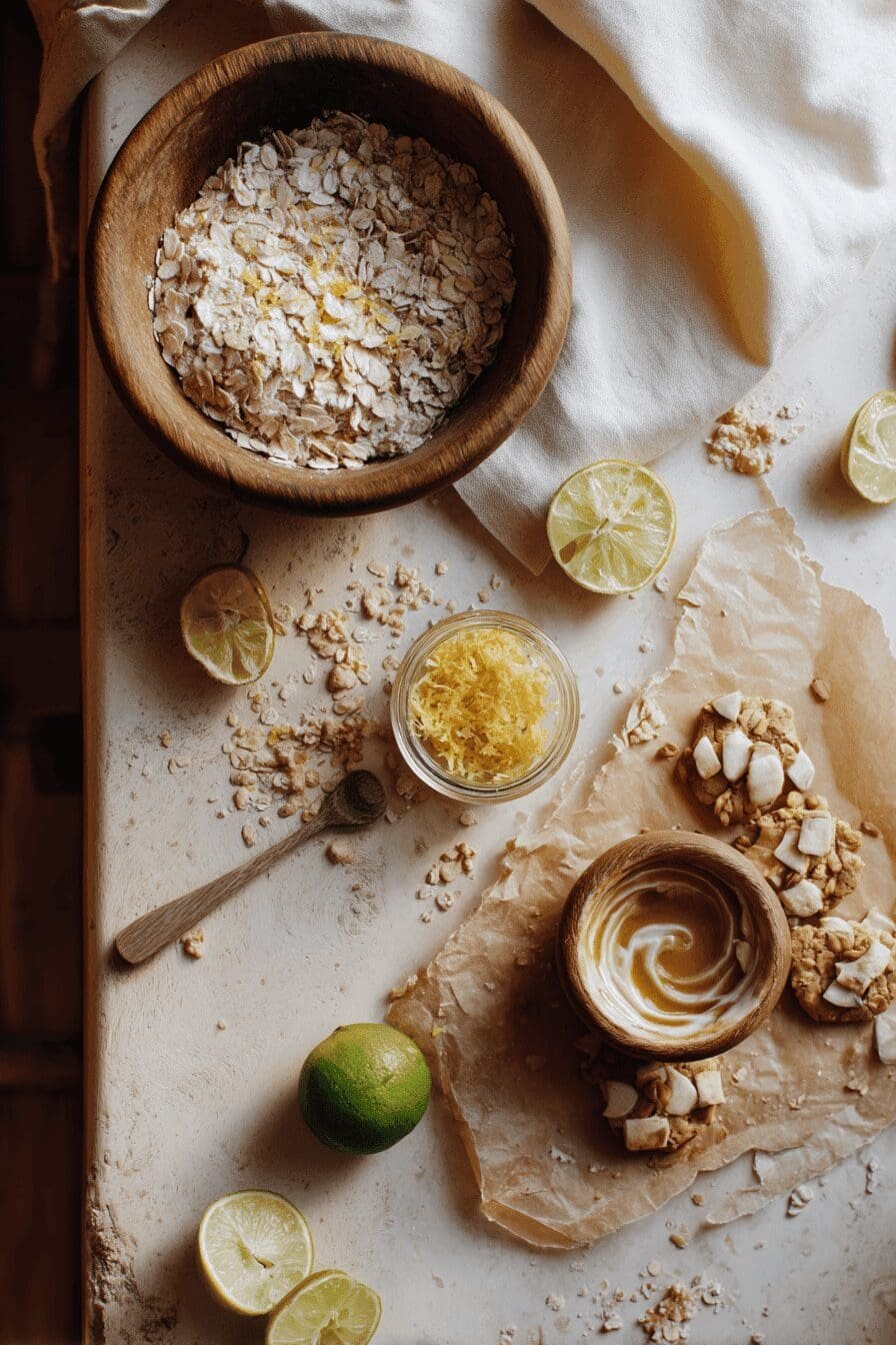 lemon oatmeal cookies
