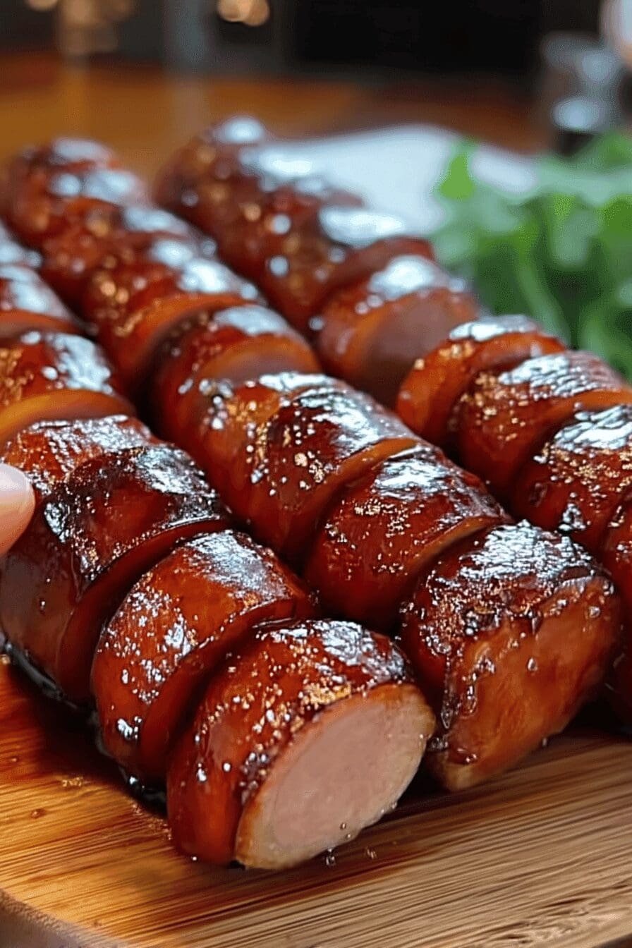 maple bbq hasselback kielbasa bites 2.png