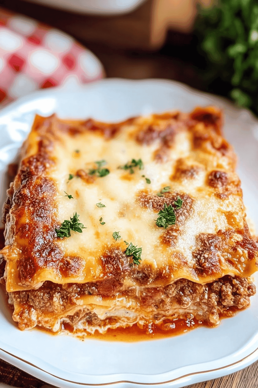 million dollar lasagna