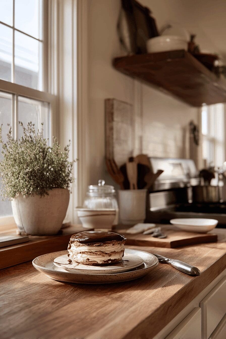 no bake chocolate eclair cake