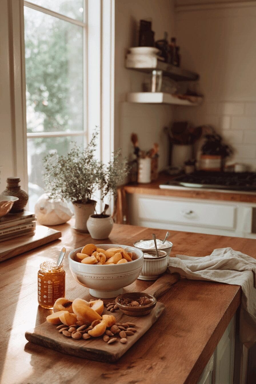 peaches and cream trifle