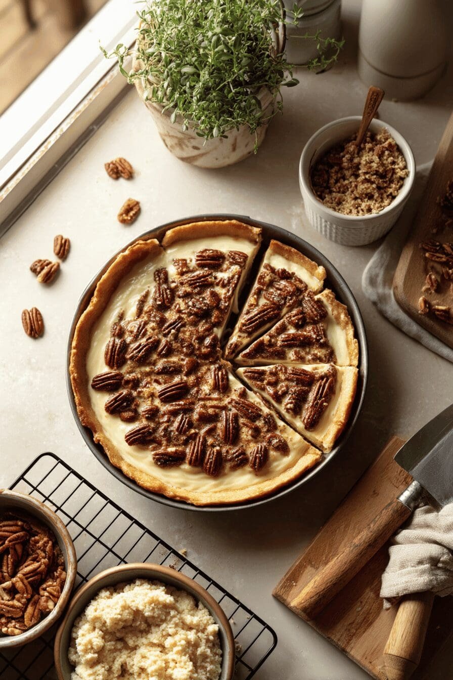 pecan cheesecake pie
