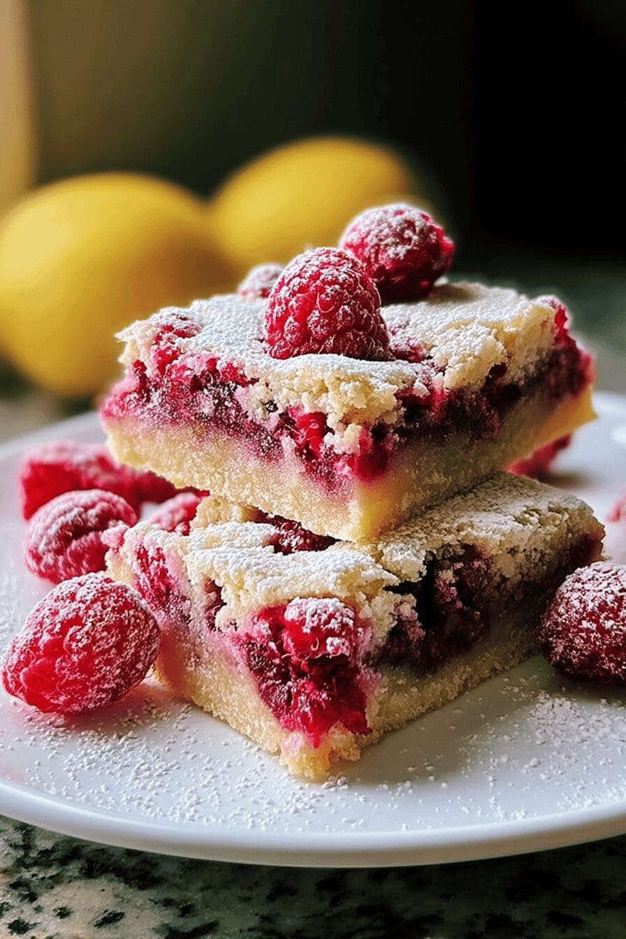 raspberry lemonade bars