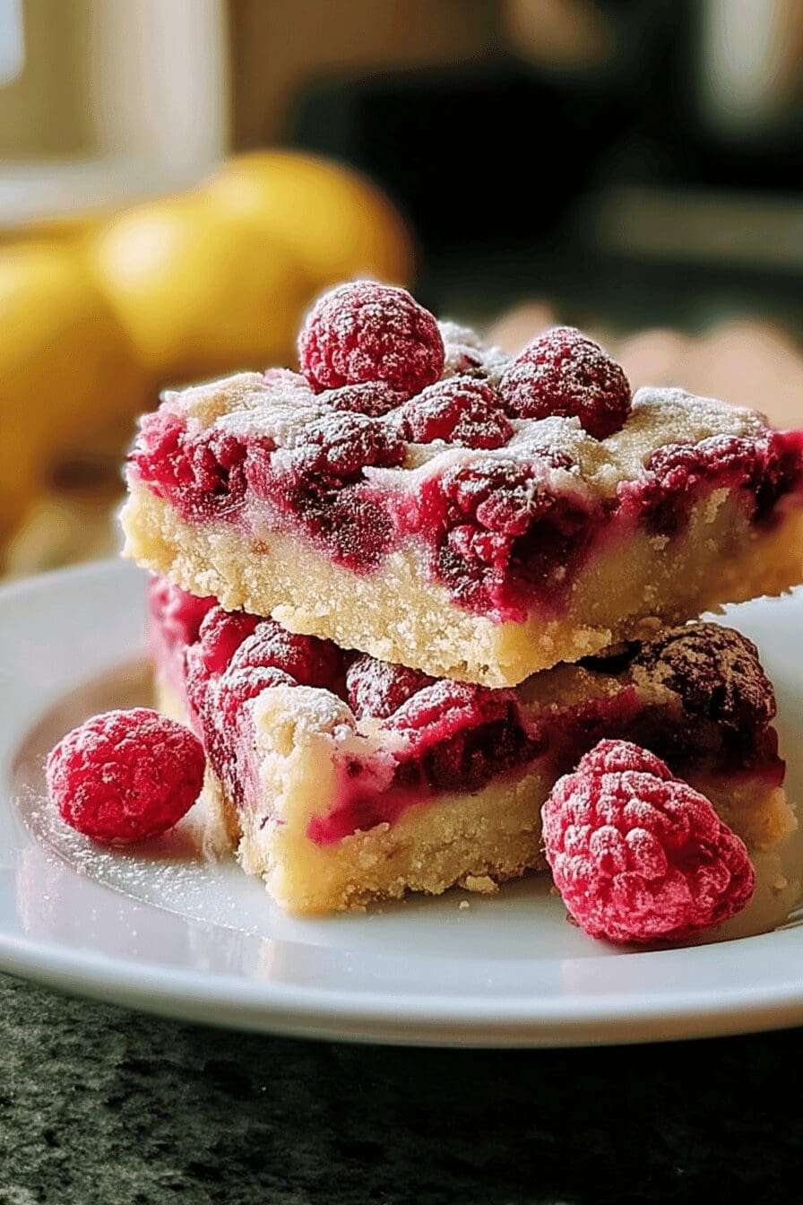 raspberry lemonade bars
