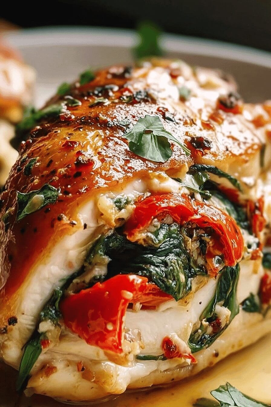 roasted red pepper spinach stuffed chicken recipe 2.png