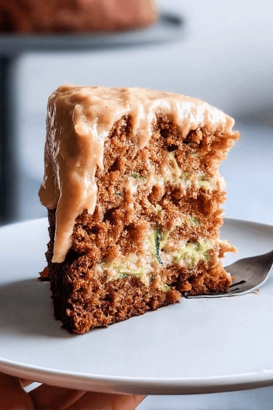 spiced zucchini sweet potato cake