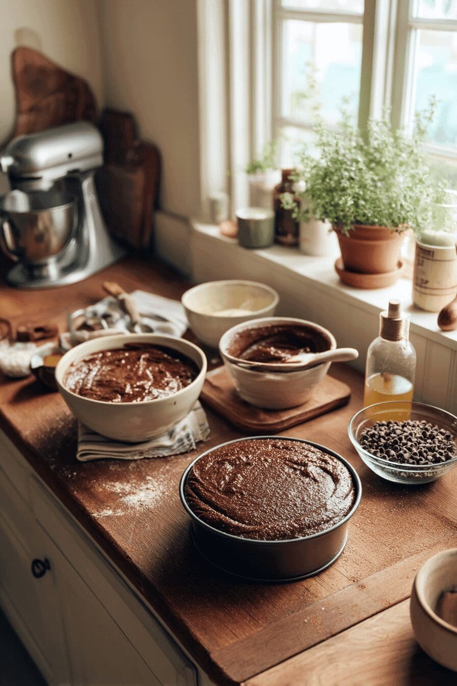 triple chocolate cake