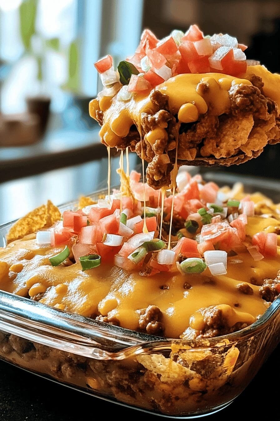 walking taco bake