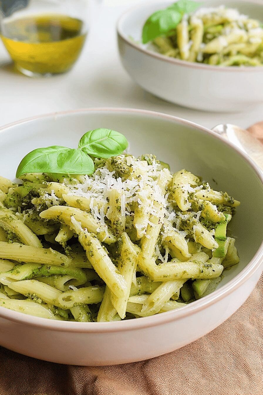 zucchini pesto pasta