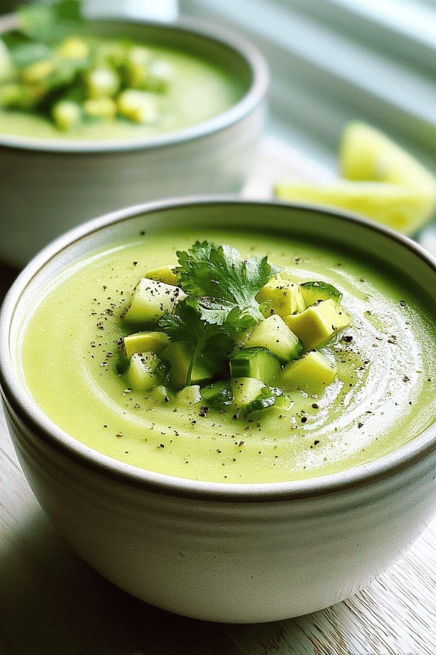 Avocado Cucumber Soup