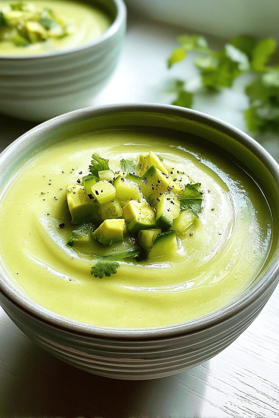 Avocado Cucumber Soup