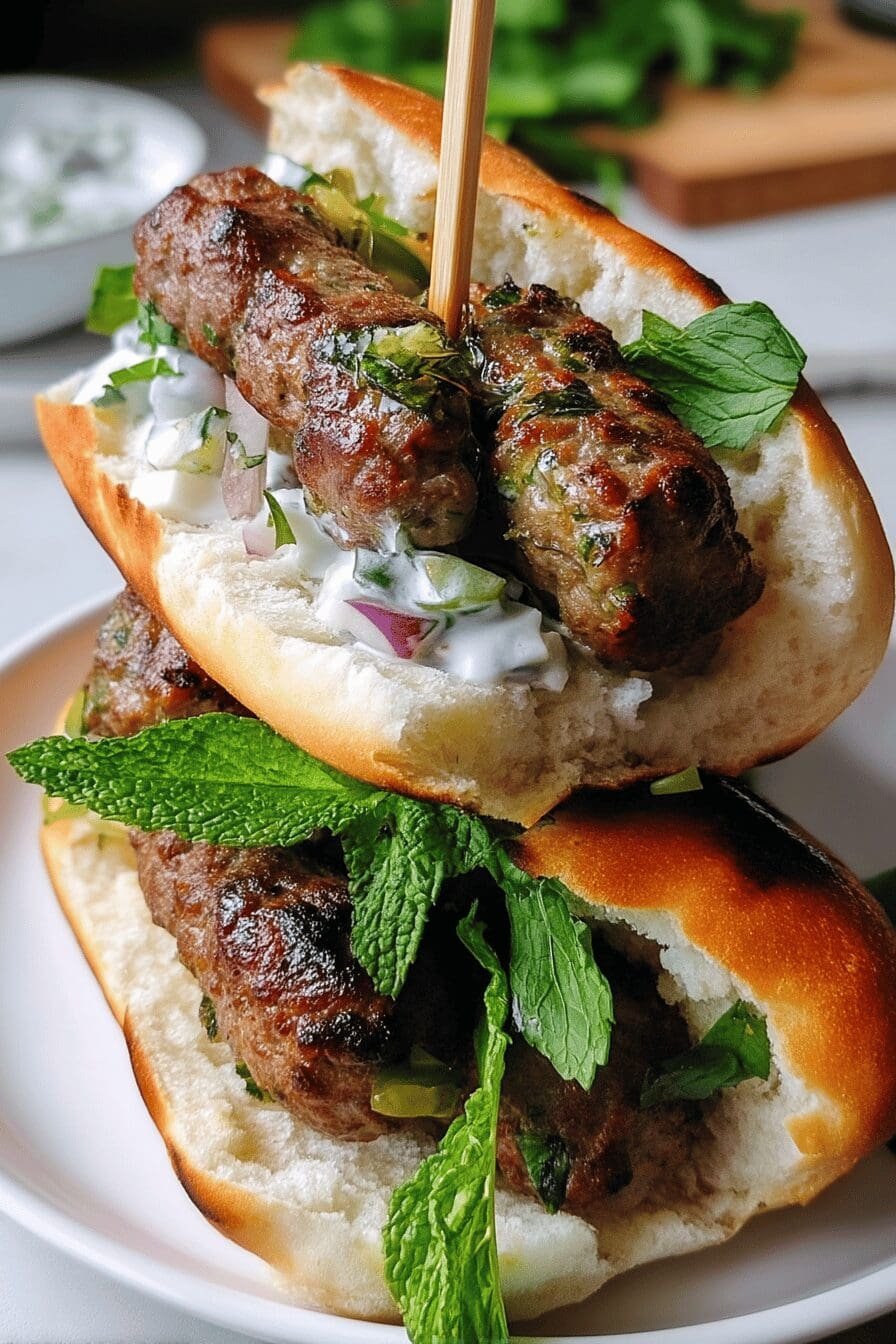 Beef Kofta Sandwich