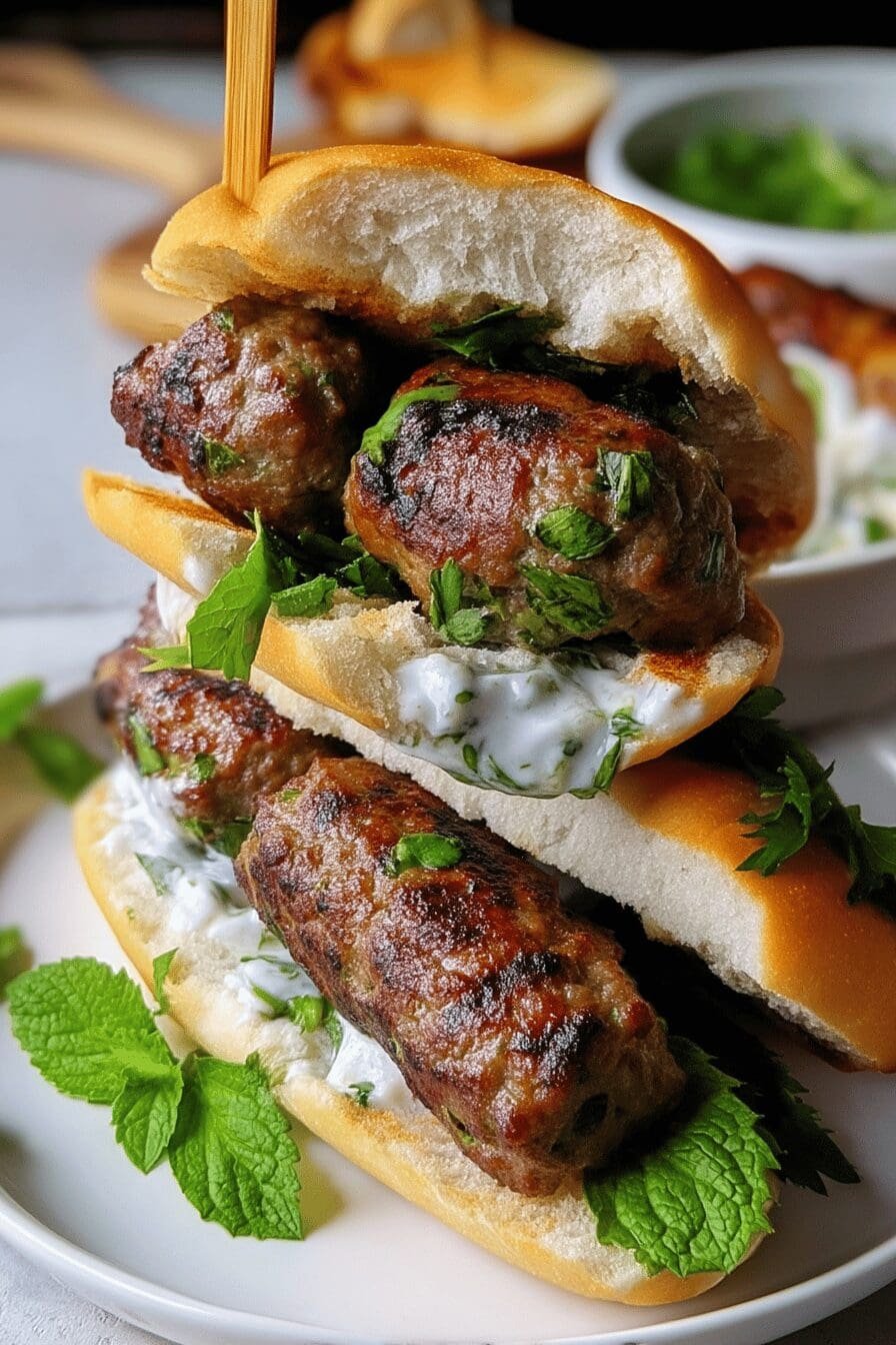 Beef Kofta Sandwich