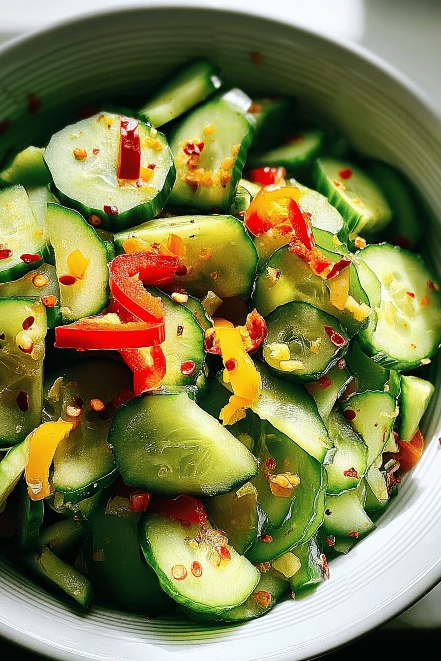 Cucumber Pepper Salad